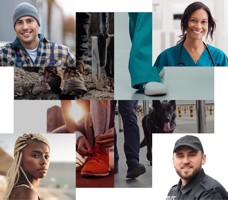 grid of testers from multiple backgrounds
