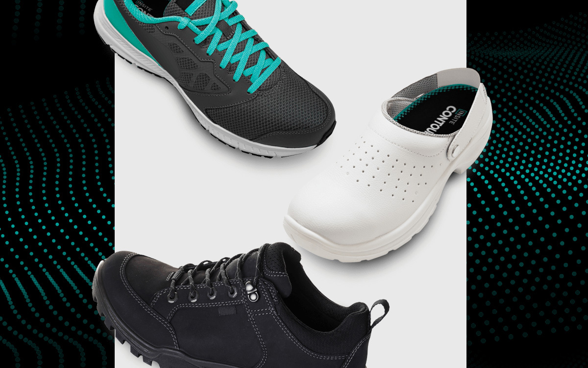 match your insoles to your footwear lines.