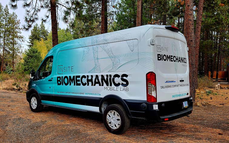 Insite Biomechanics Mobile Lab van